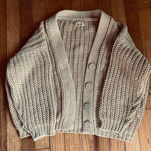 Babaa no.18 cotton sweater size small in Clay Pot